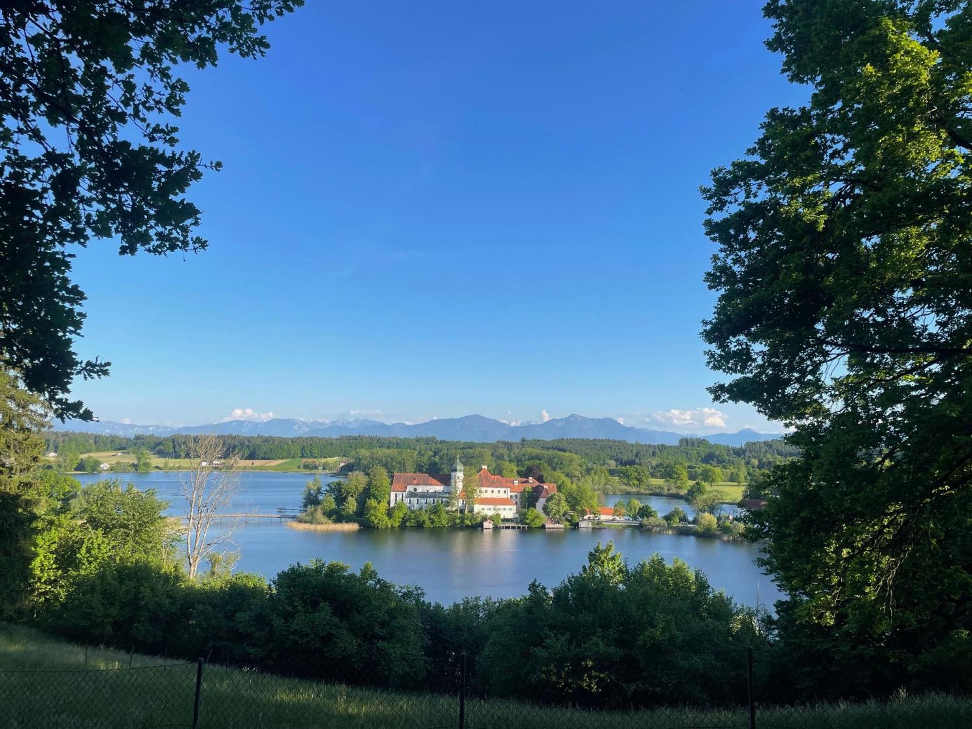 Seeblick Chiemgau, Haus Am Weinberg, 83370 Seeon Oberbayern Exterior photo